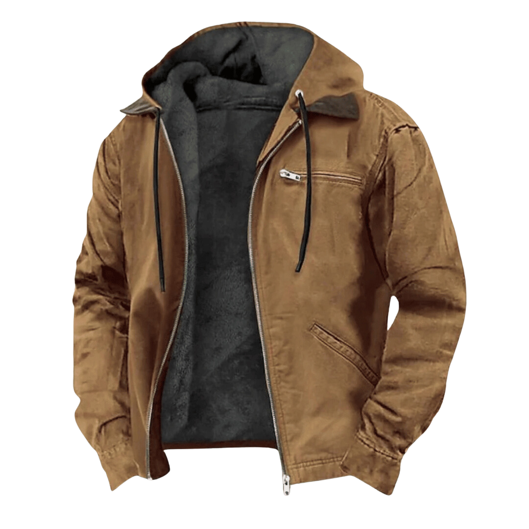 Timothy | Warme Winterjas met Stijlvolle Sherpa Voering
