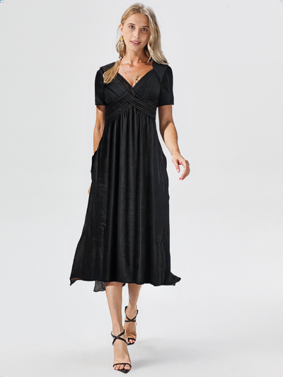 Elora | Elegante Maxi Jurk met V-Hals