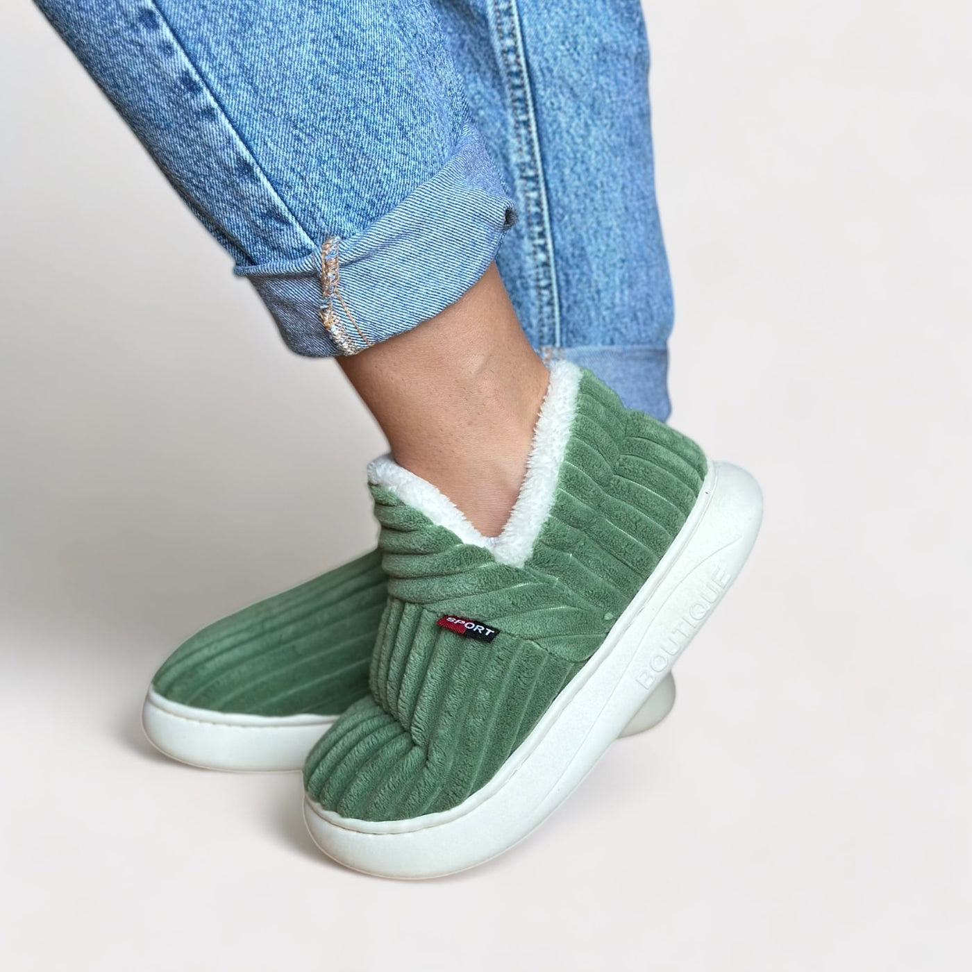 CozySteps | Fluffy Fleece Winter Sloffen
