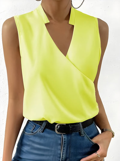 Aurella | Mouwloze V-hals Top