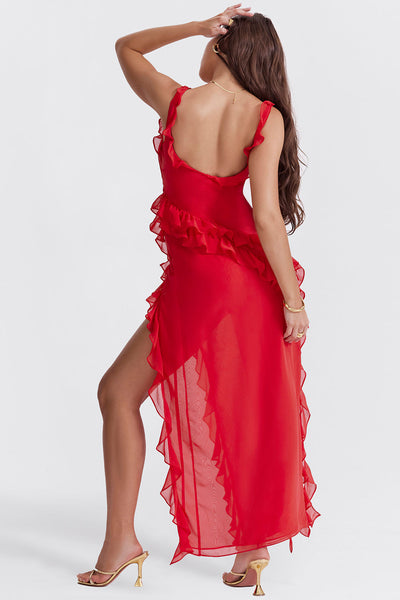 Celeste | Elegante Maxi-Jurk met Ruches