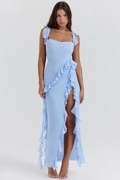 Celeste | Elegante Maxi-Jurk met Ruches